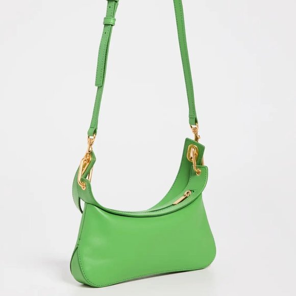 Gorgeous Oroton Sydney AU Garden Green Leather North Shoulder Bag NWT - Picture 3 of 11